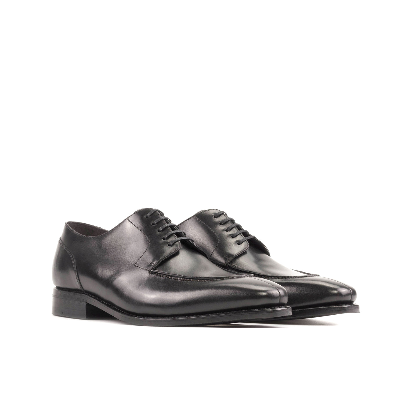 Andrew Derby Split Toe - Black box calf