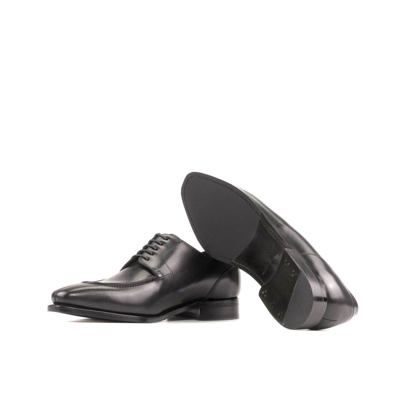 Andrew Derby Split Toe - Black box calf